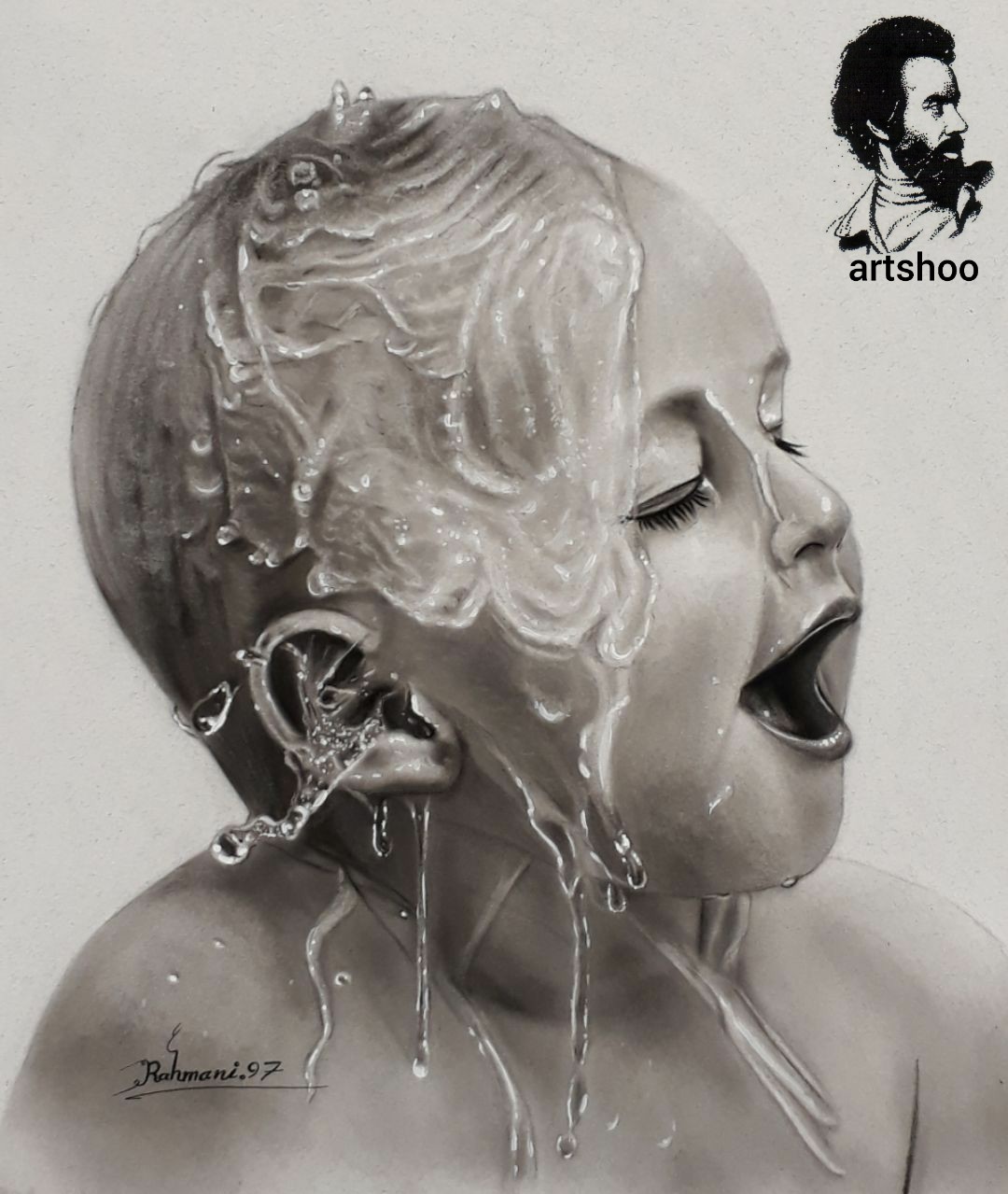 نقاشی سیاه قلم اورژینال